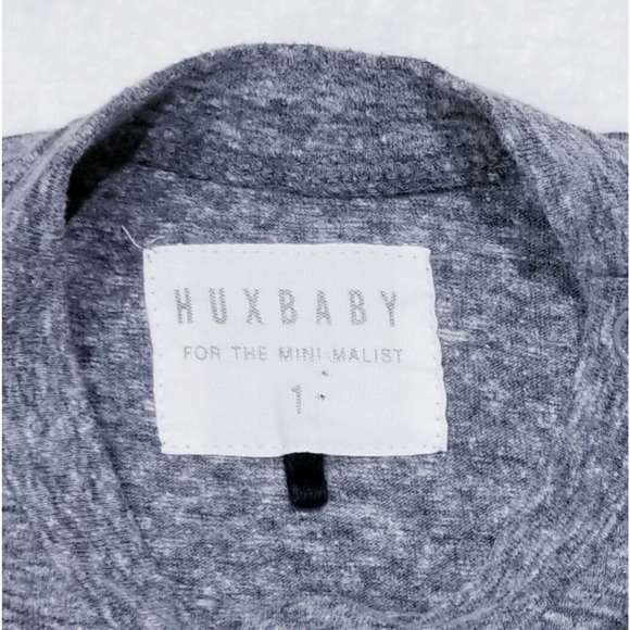 BABY GIRL'S HUXBABY CUTE BUNNY RABBIT DROP BACK HI-LOW TEE TUNIC DRESS "1" 12M - Picture 7 of 8